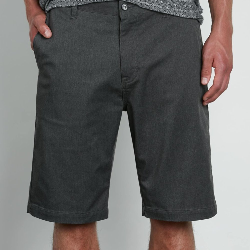Volcom Vmonty Modern Mens Flat Shorts Charcoal